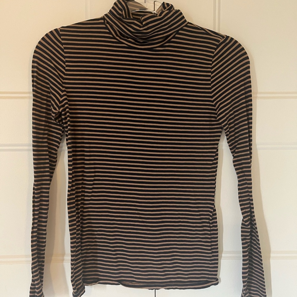 J.Crew Striped Turtleneck, Size XS